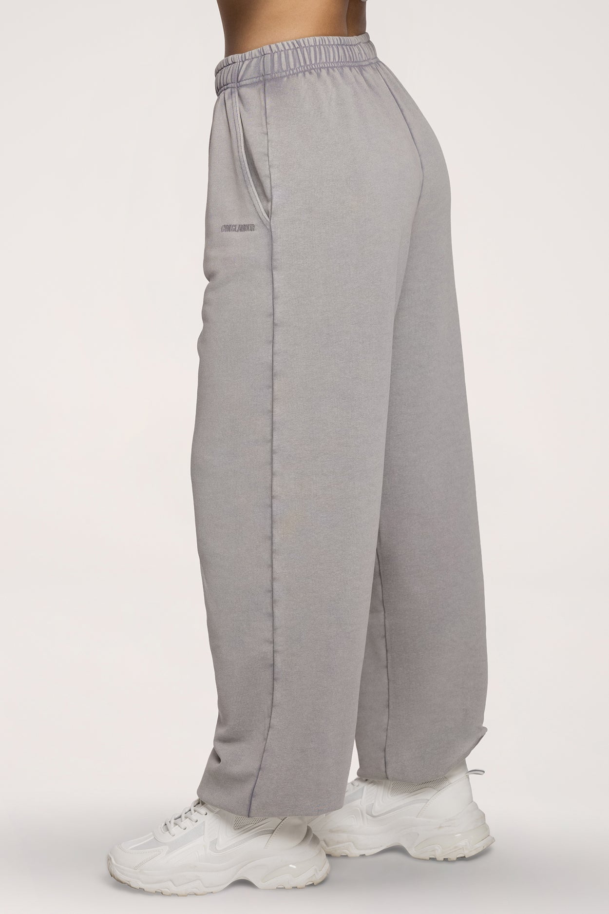 Spodnie dresowe ze ściągaczem Easy light grey