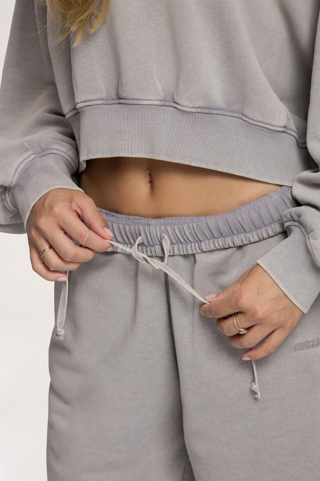 Spodnie dresowe ze ściągaczem Easy light grey