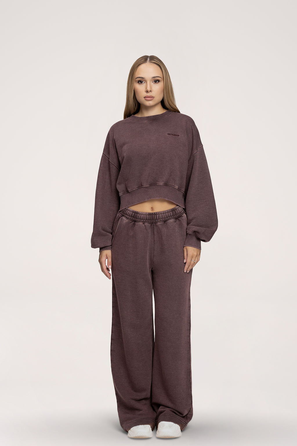 Easy Jogginghose mit geradem Bein chocolate
