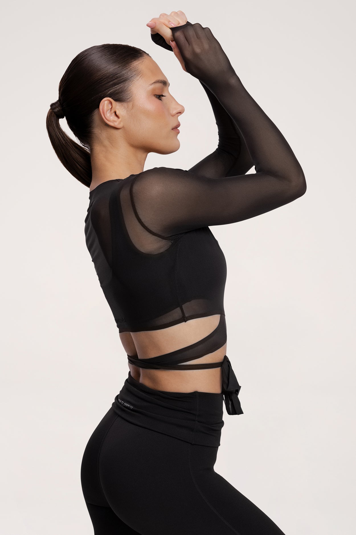 Vezani bolero pilates era black