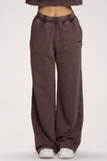 Easy Straight-Leg Sweatpants chocolate
