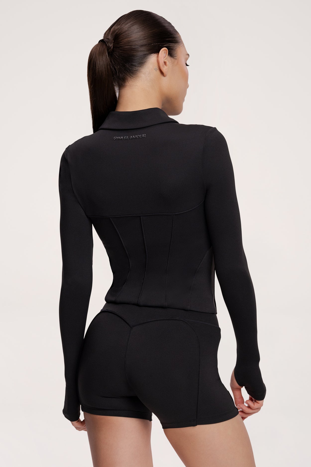 Bluza rozpinana pilates era black