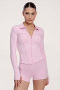 Bluza rozpinana pilates era pink