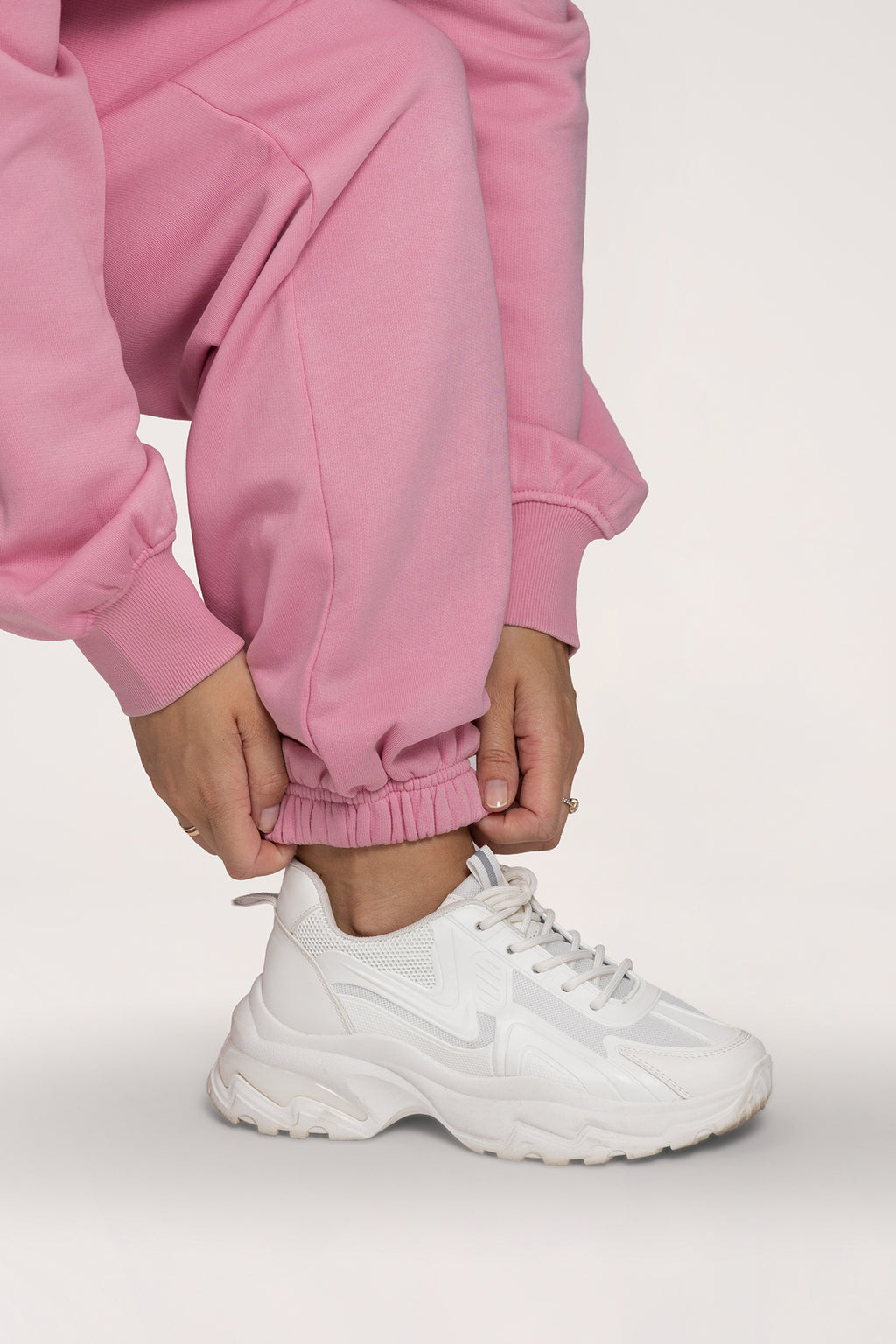 Easy Cuffed Sweatpants light pink