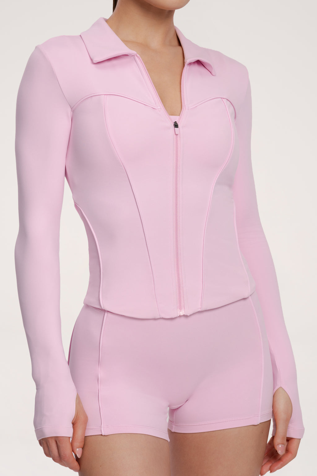 Bluza rozpinana pilates era pink