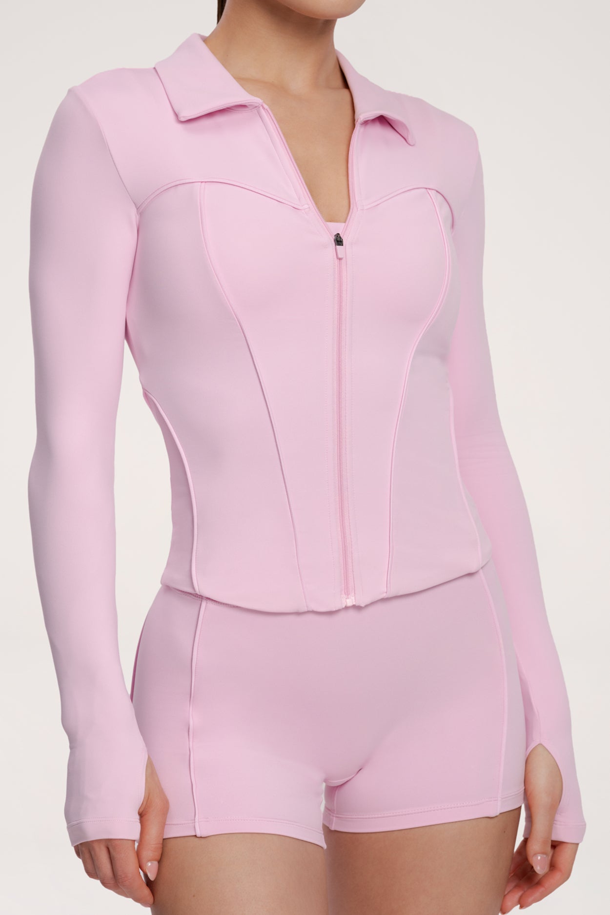 Bluza rozpinana pilates era pink