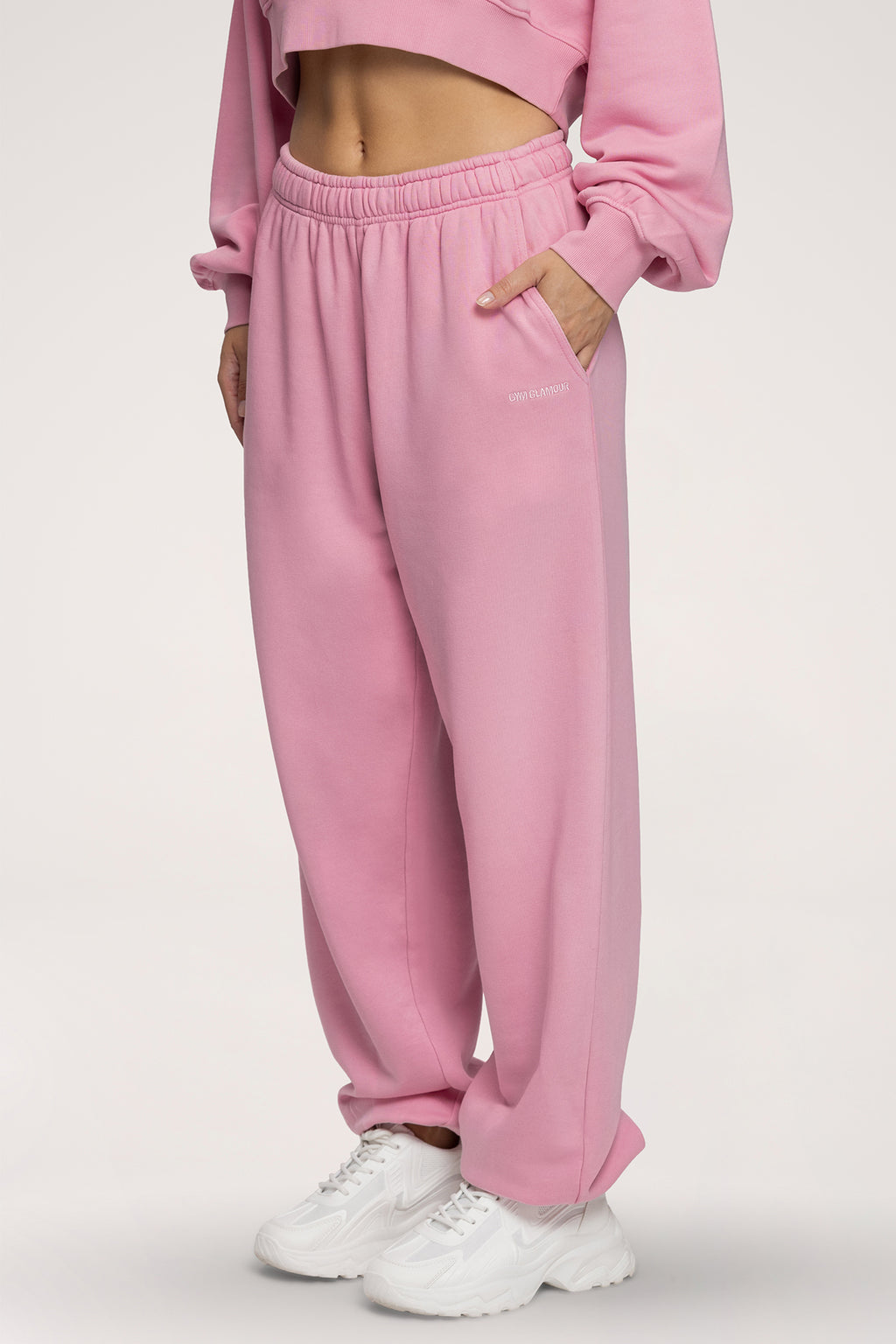 Easy Cuffed Sweatpants light pink