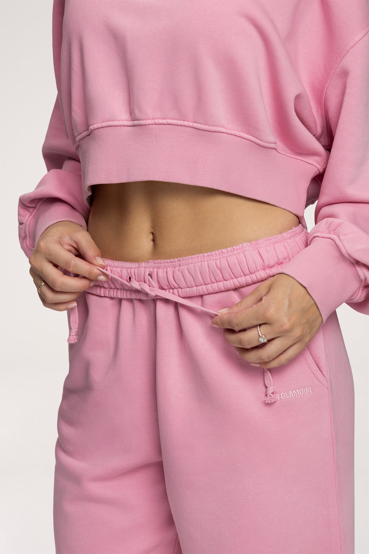 Easy Cuffed Sweatpants light pink