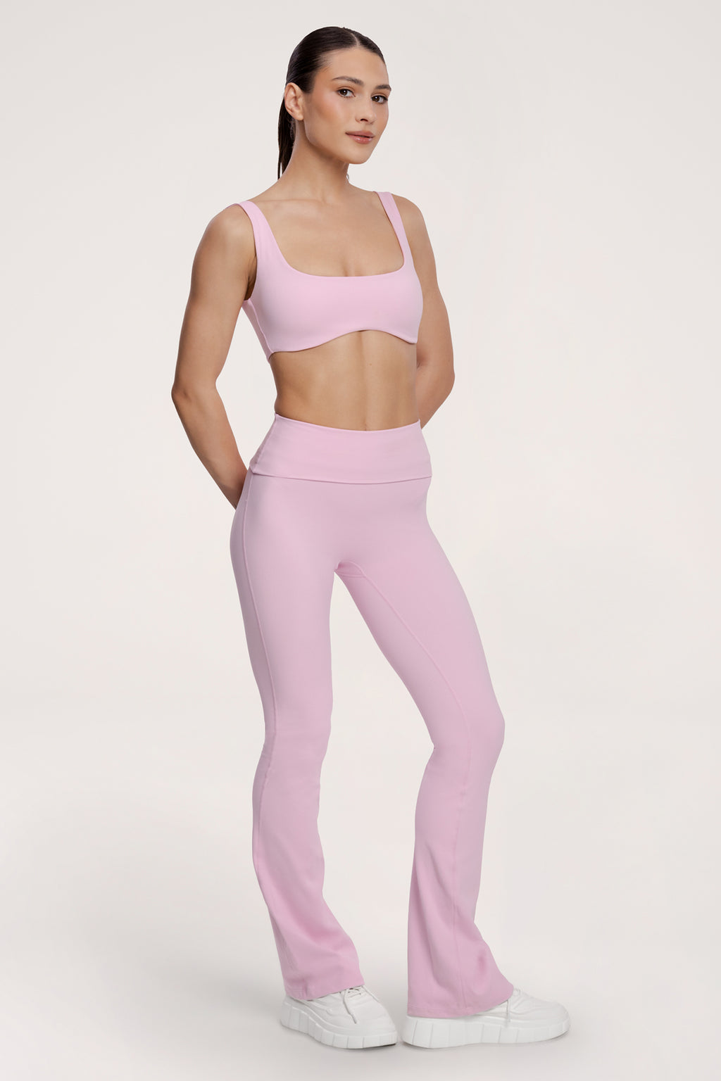 Dzwony pilates era pink