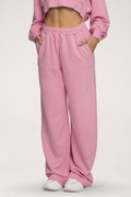 Easy Straight-Leg Sweatpants light pink