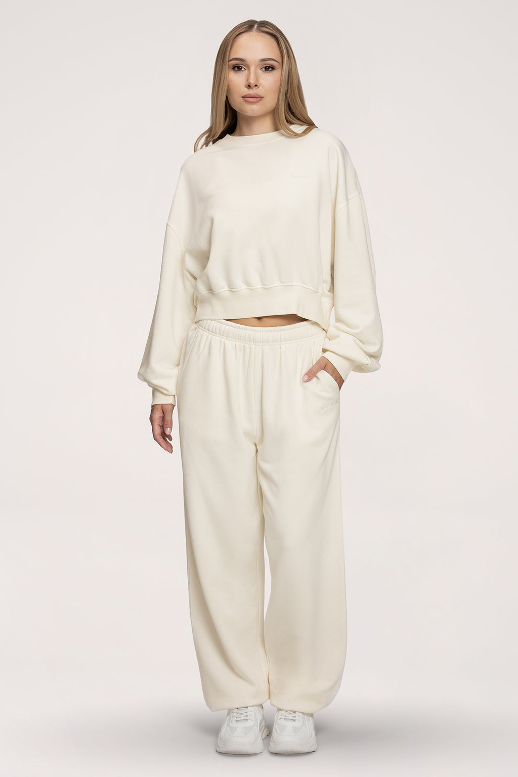 Easy Cuffed Sweatpants off white