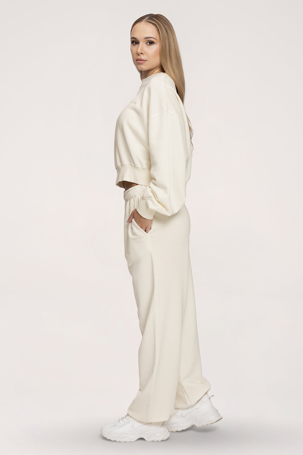 Easy Cuffed Sweatpants off white