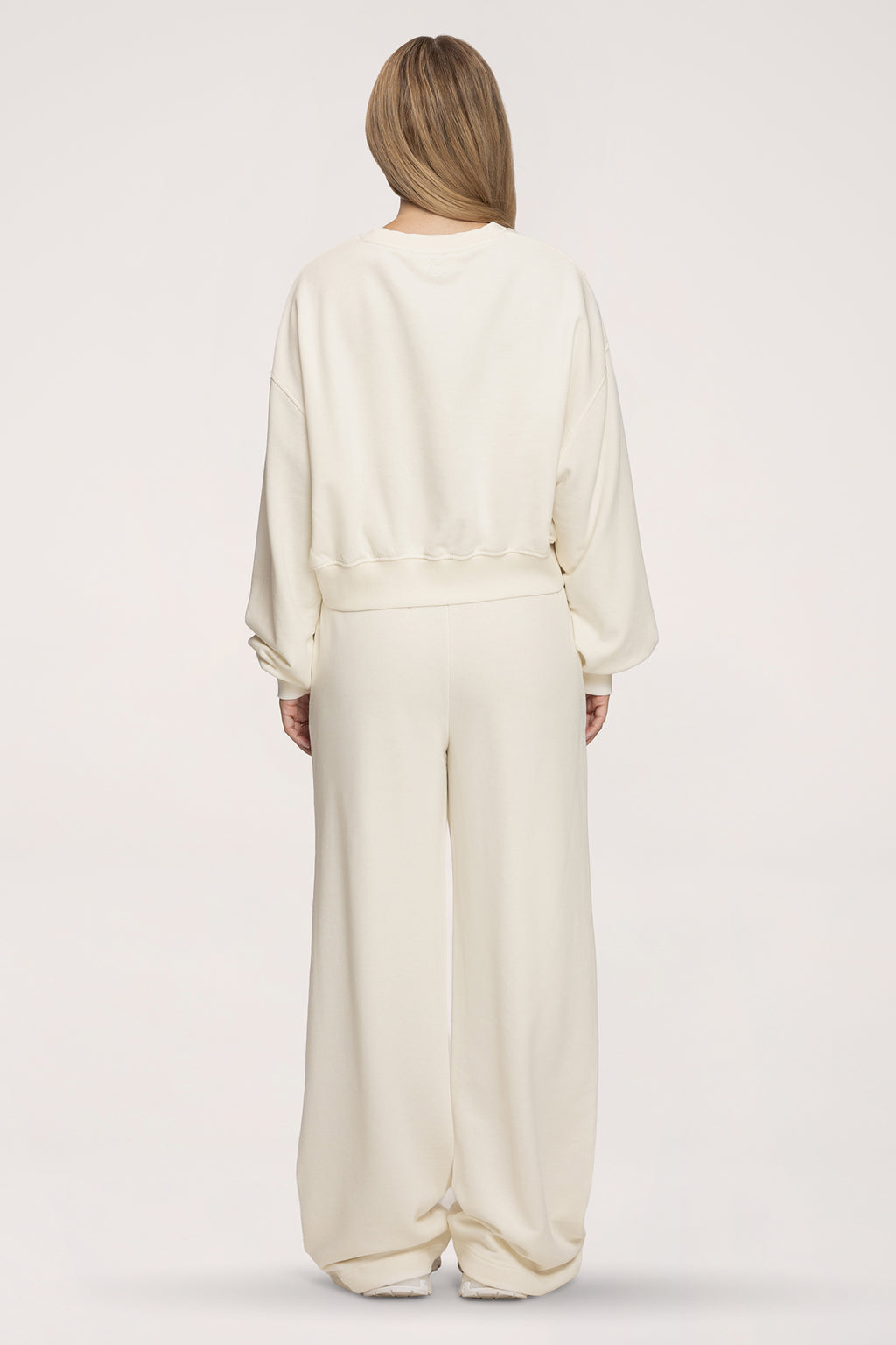 Easy Straight-Leg Sweatpants off white