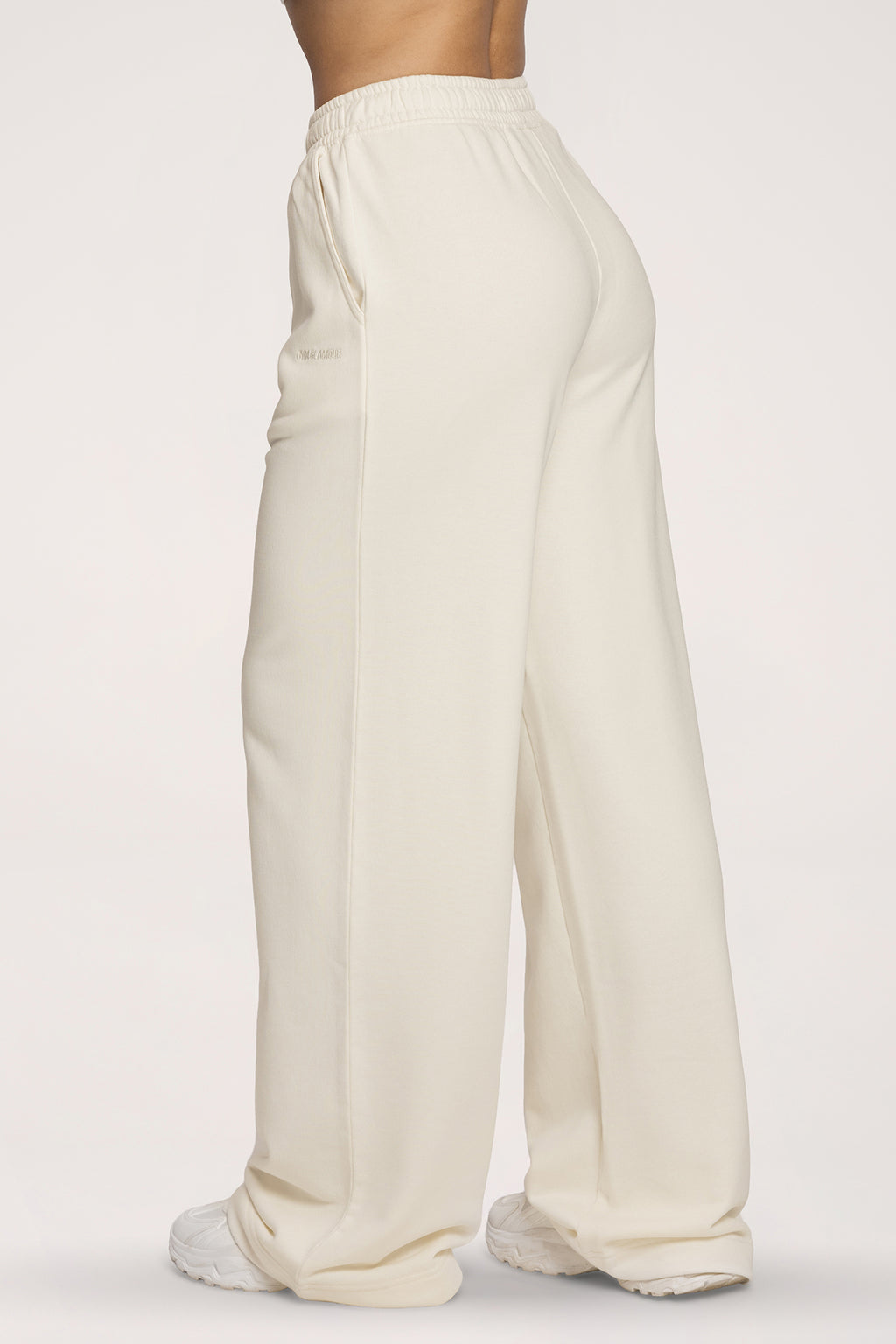Easy Straight-Leg Sweatpants off white