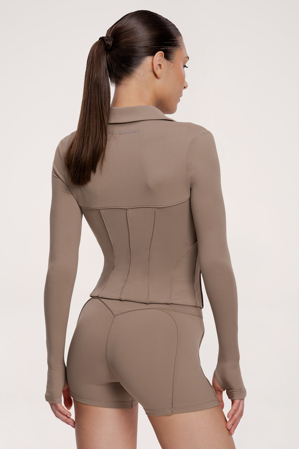 Bluza rozpinana pilates era warm beige