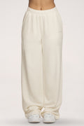 Easy Straight-Leg Sweatpants off white