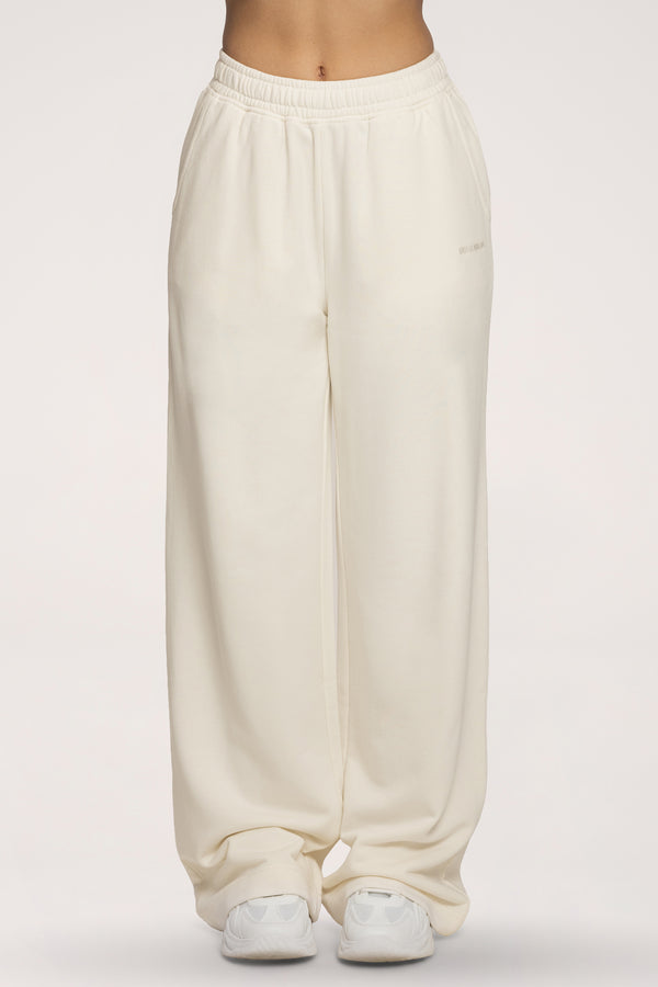 Easy Straight-Leg Sweatpants off white