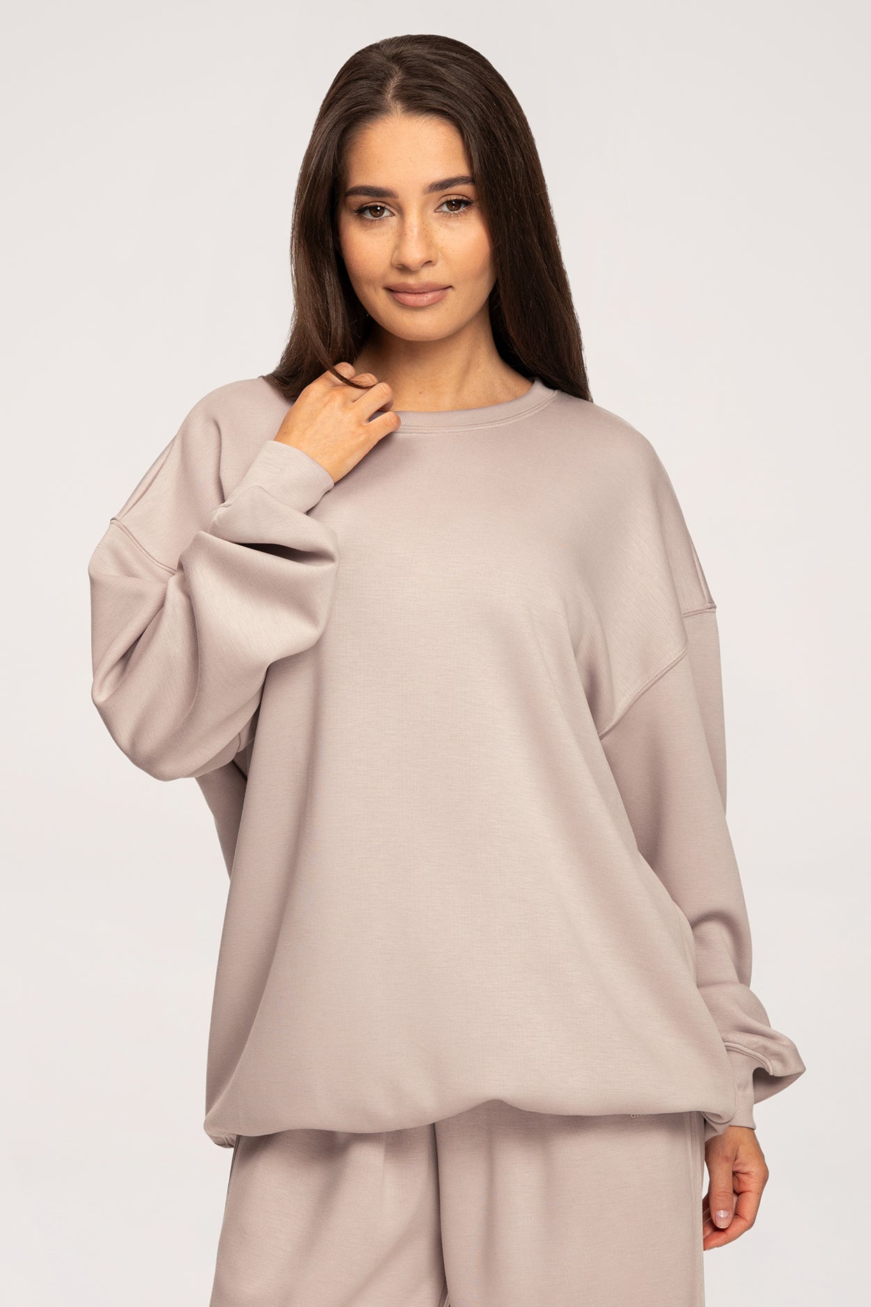 Bluza oversize UN1FORM beige