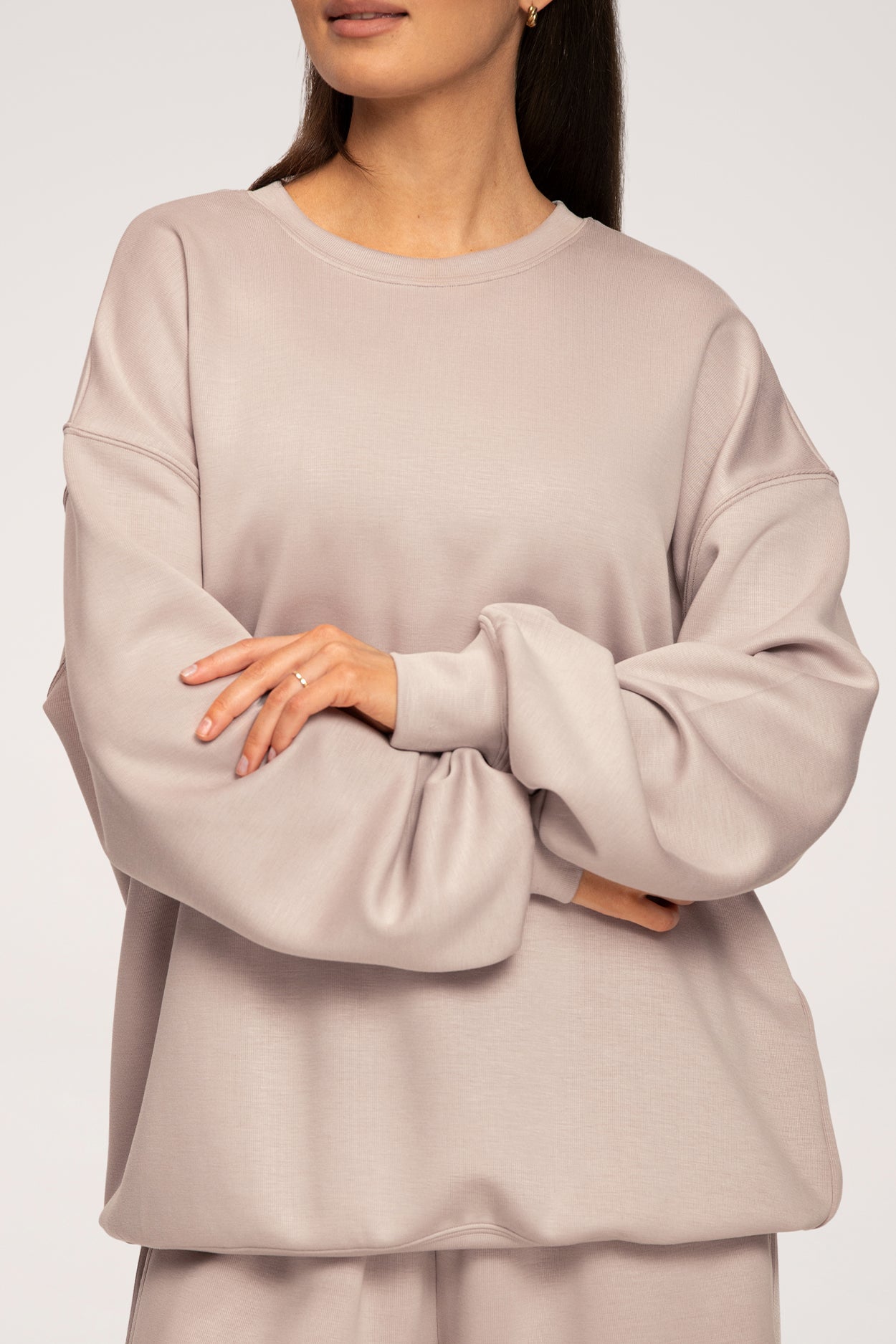 Bluza oversize UN1FORM beige