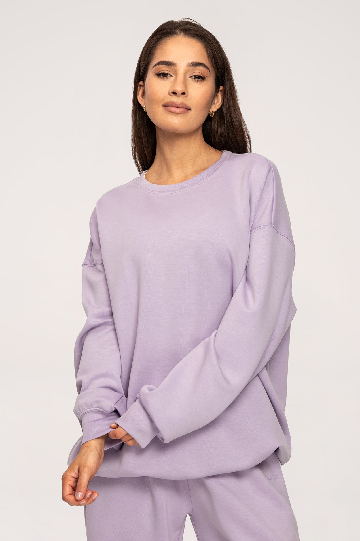 Bluza oversize UN1FORM lilac