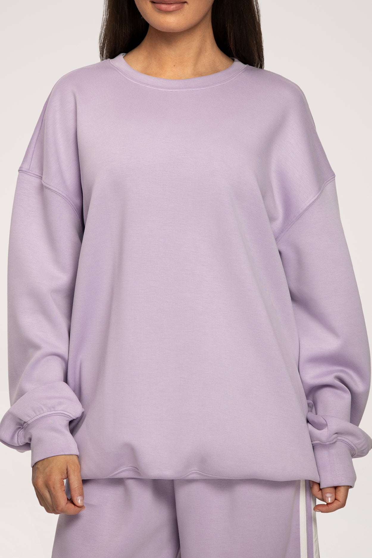 Bluza oversize UN1FORM lilac
