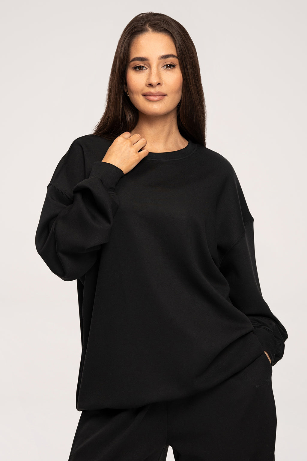 Bluza oversize UN1FORM black
