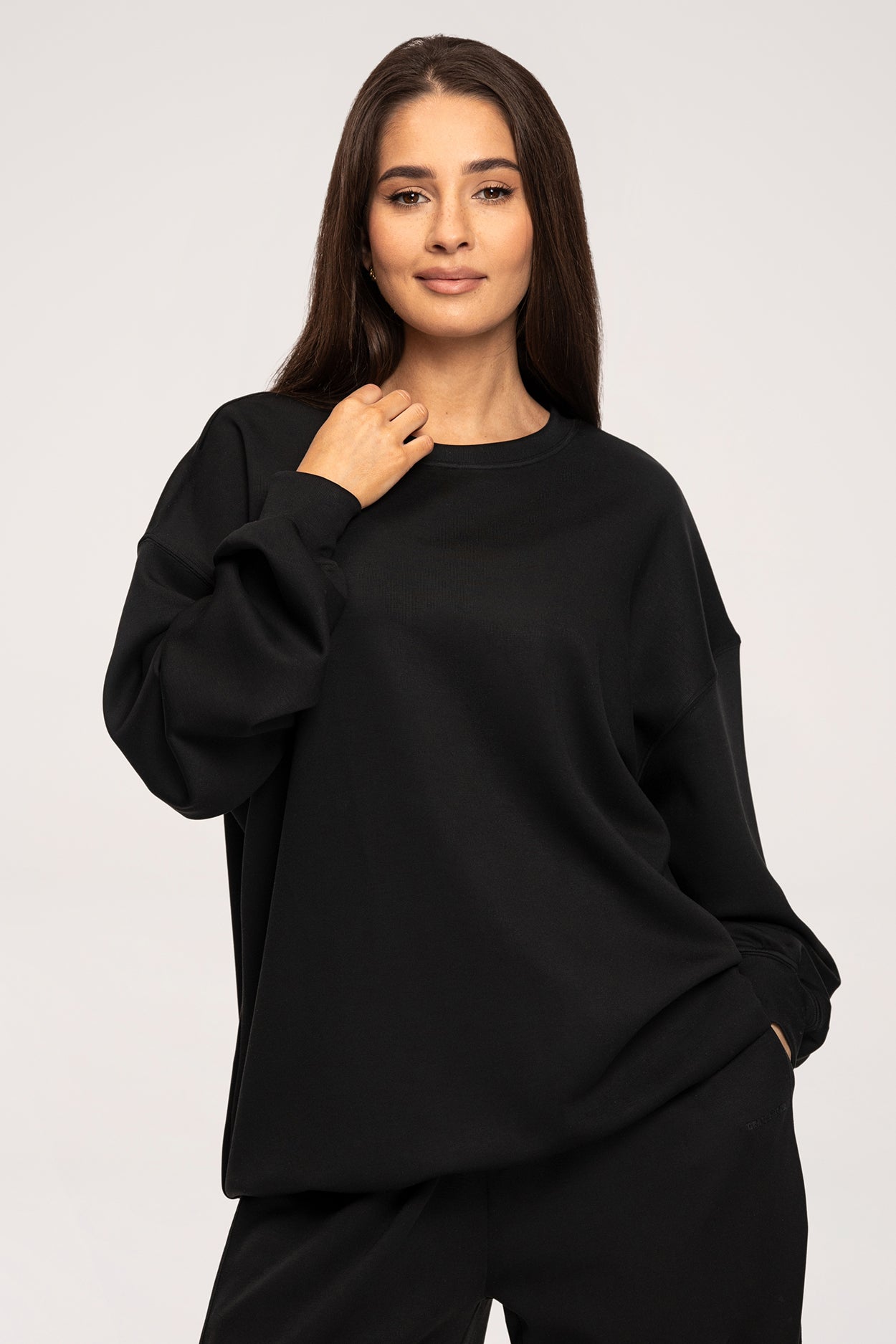 Bluza oversize UN1FORM black