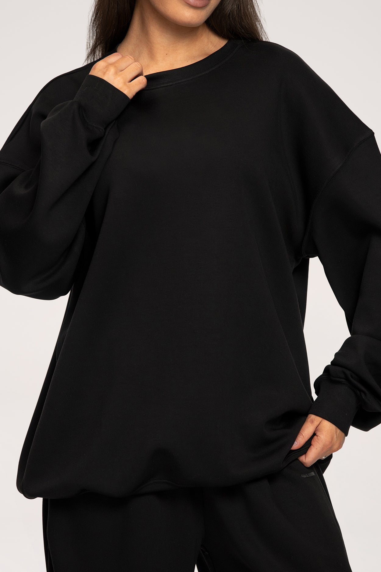Bluza oversize UN1FORM black