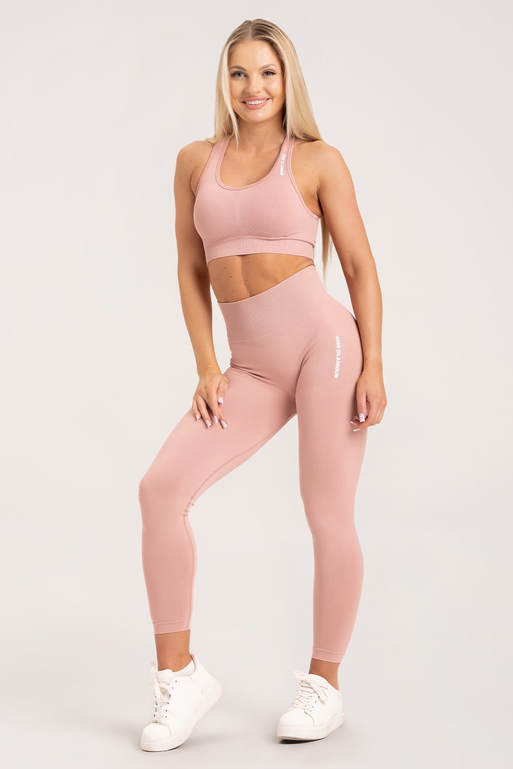 Leginsy compress rose tan