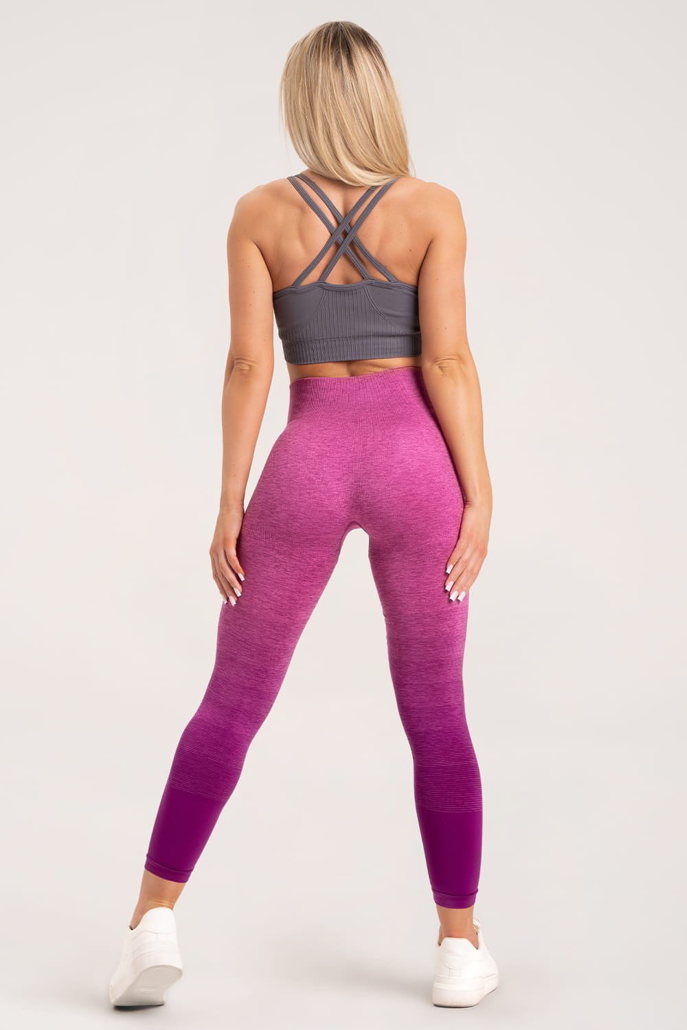 Leginsy pink ombre