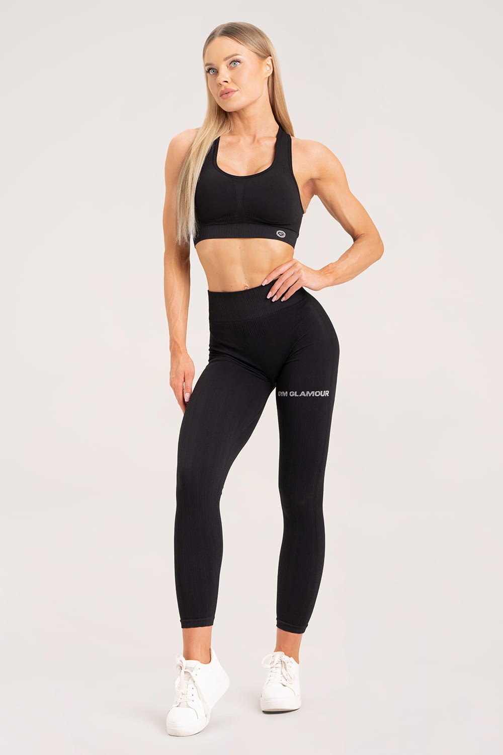 Leginsy push up deep black