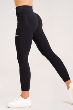Legíny push up deep black