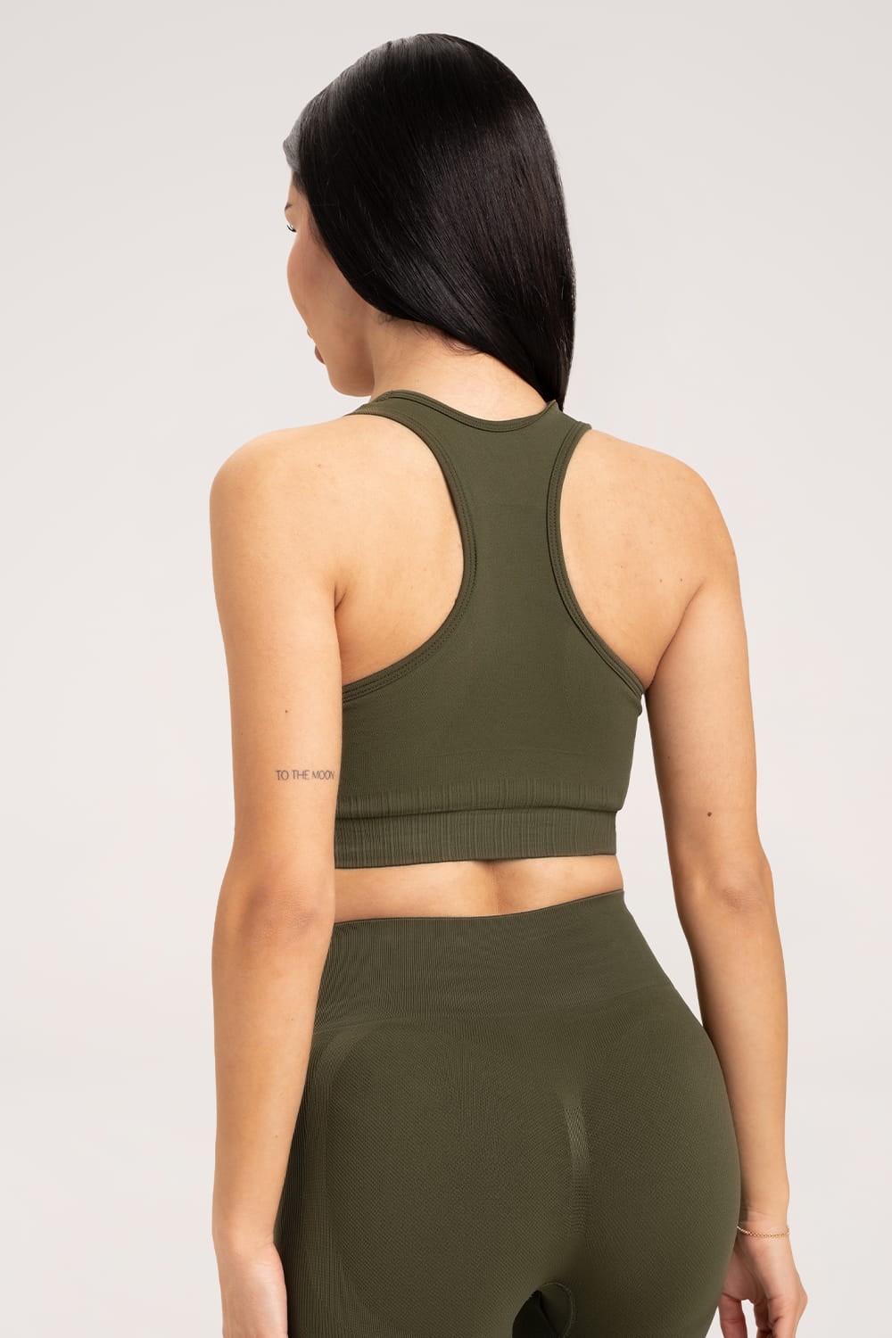 Biustonosz push up khaki