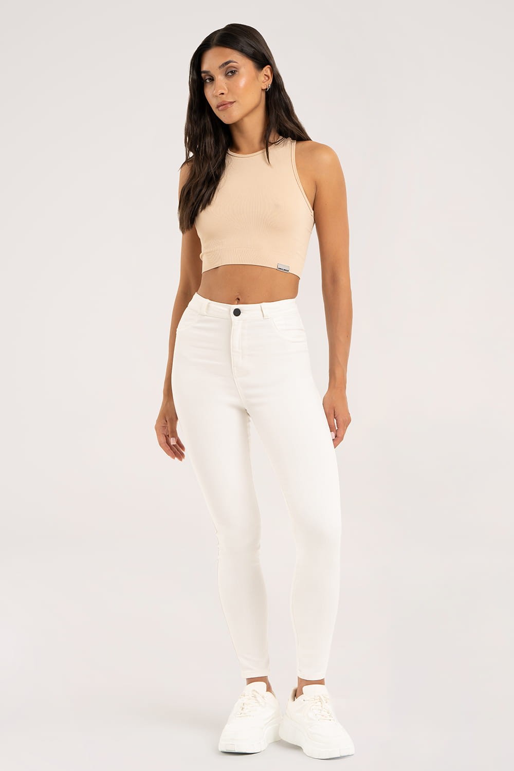 Jeansy skinny off white