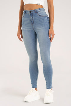 Džíny skinny light blue