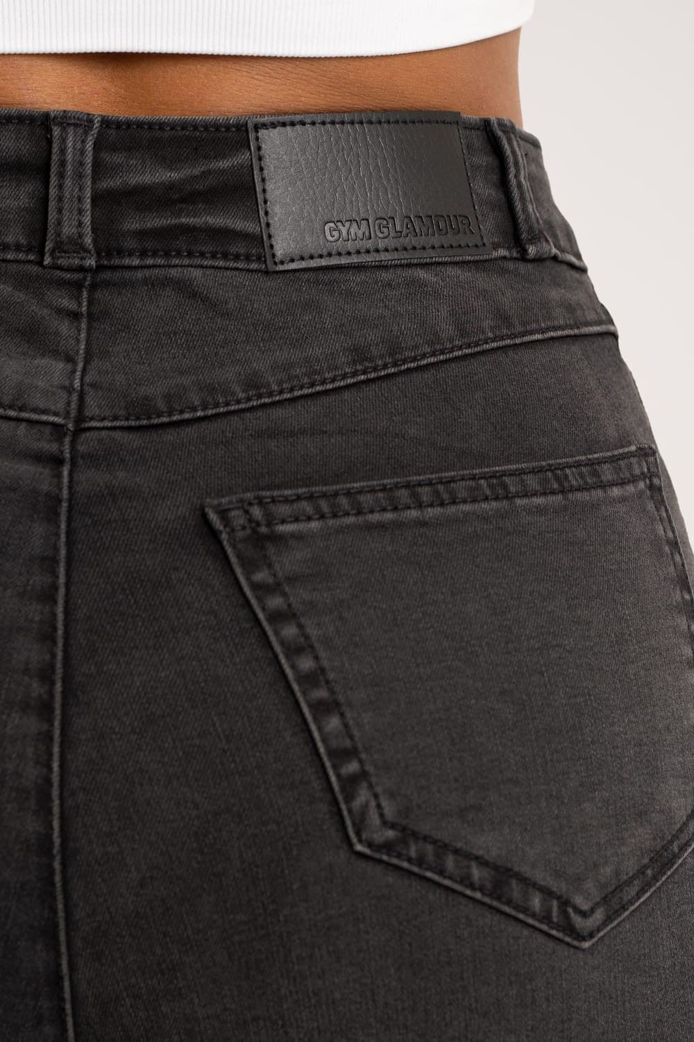 Jeansy skinny black