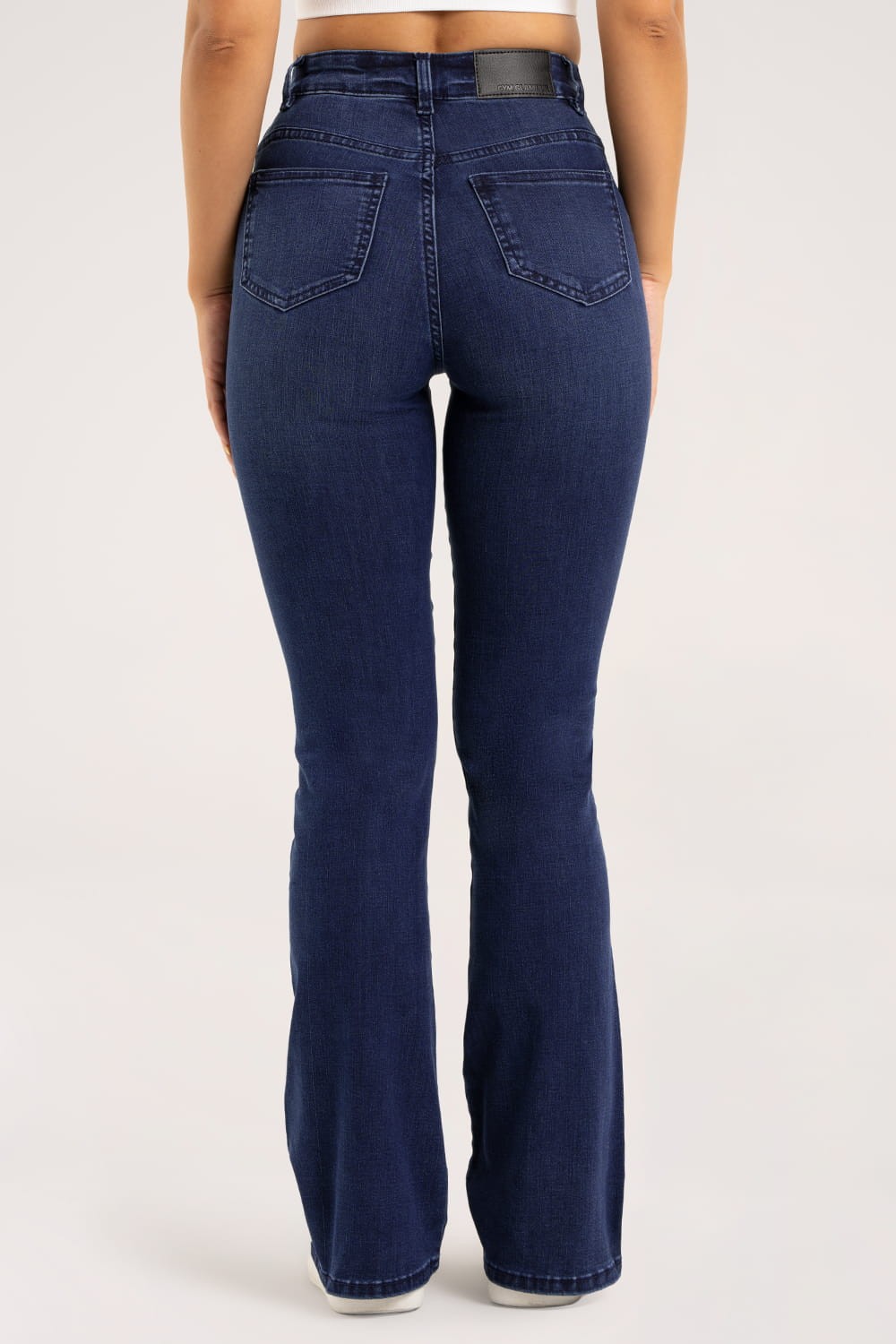 Jeansy dzwony navy blue