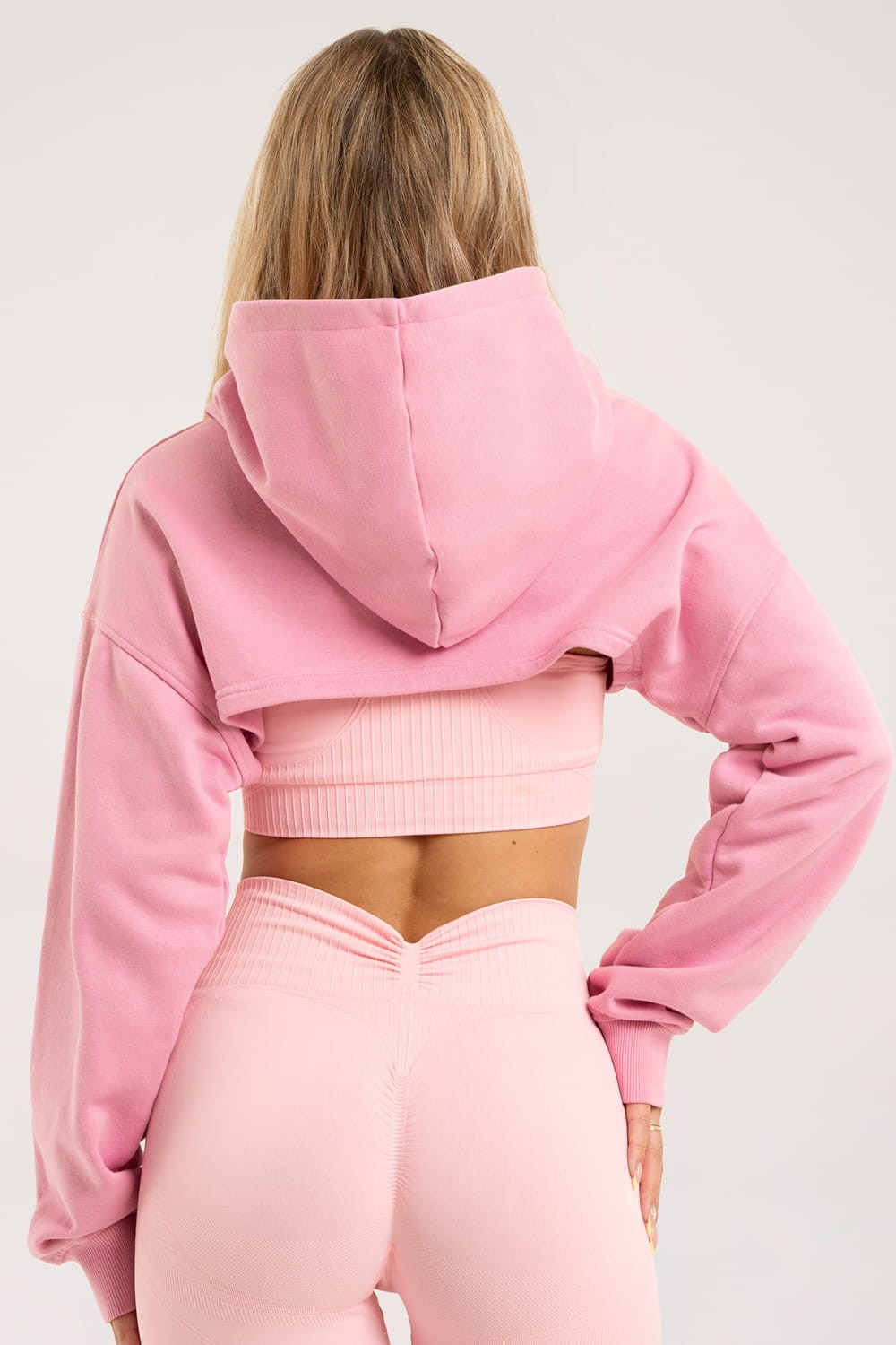 Bluza cut out pink