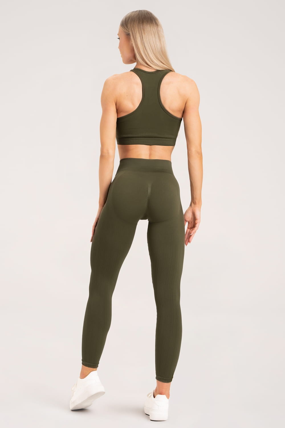 Leginsy push up khaki