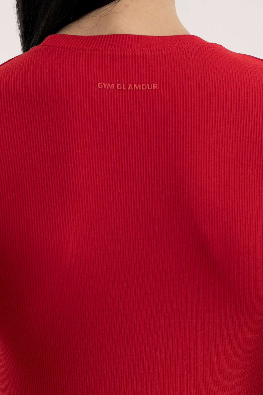 Sukienka flexi maxi z krótkim rękawem red