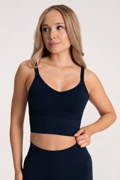 Podprsenka second skin mid dark blue