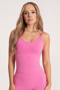 Biustonosz second skin long wild pink