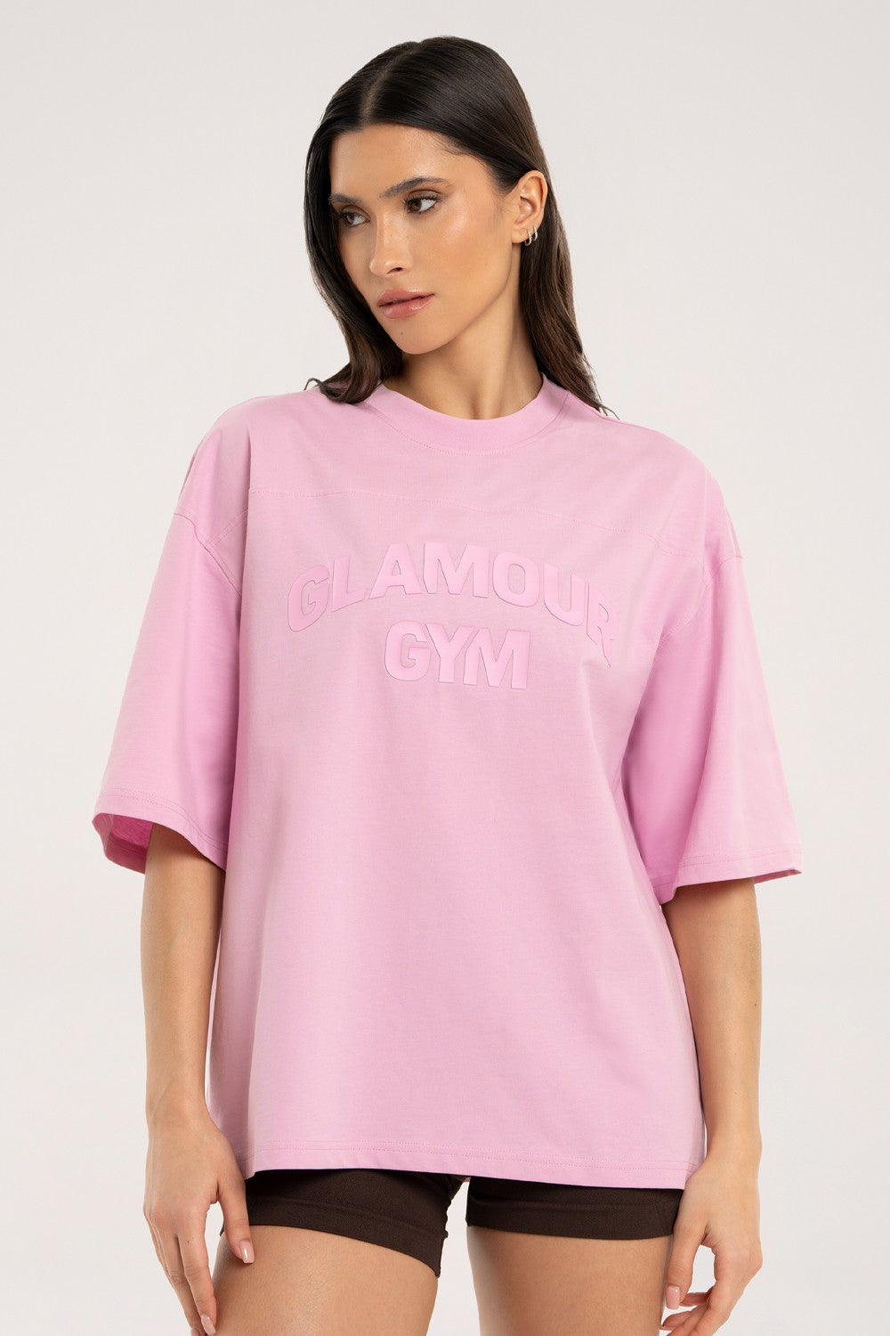 T-shirt oversize light pink
