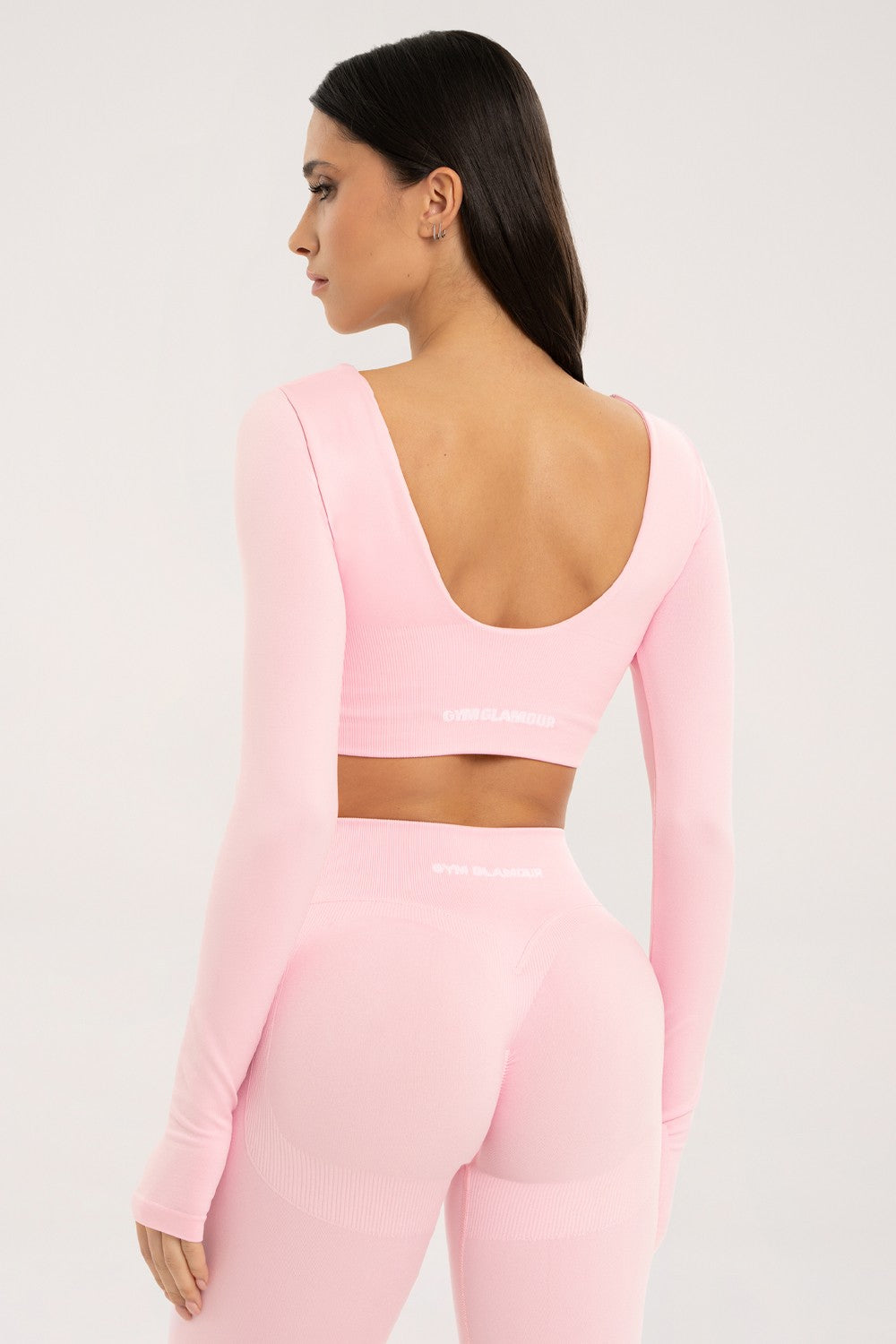 Longsleeve z odkrytymi plecami Popstar