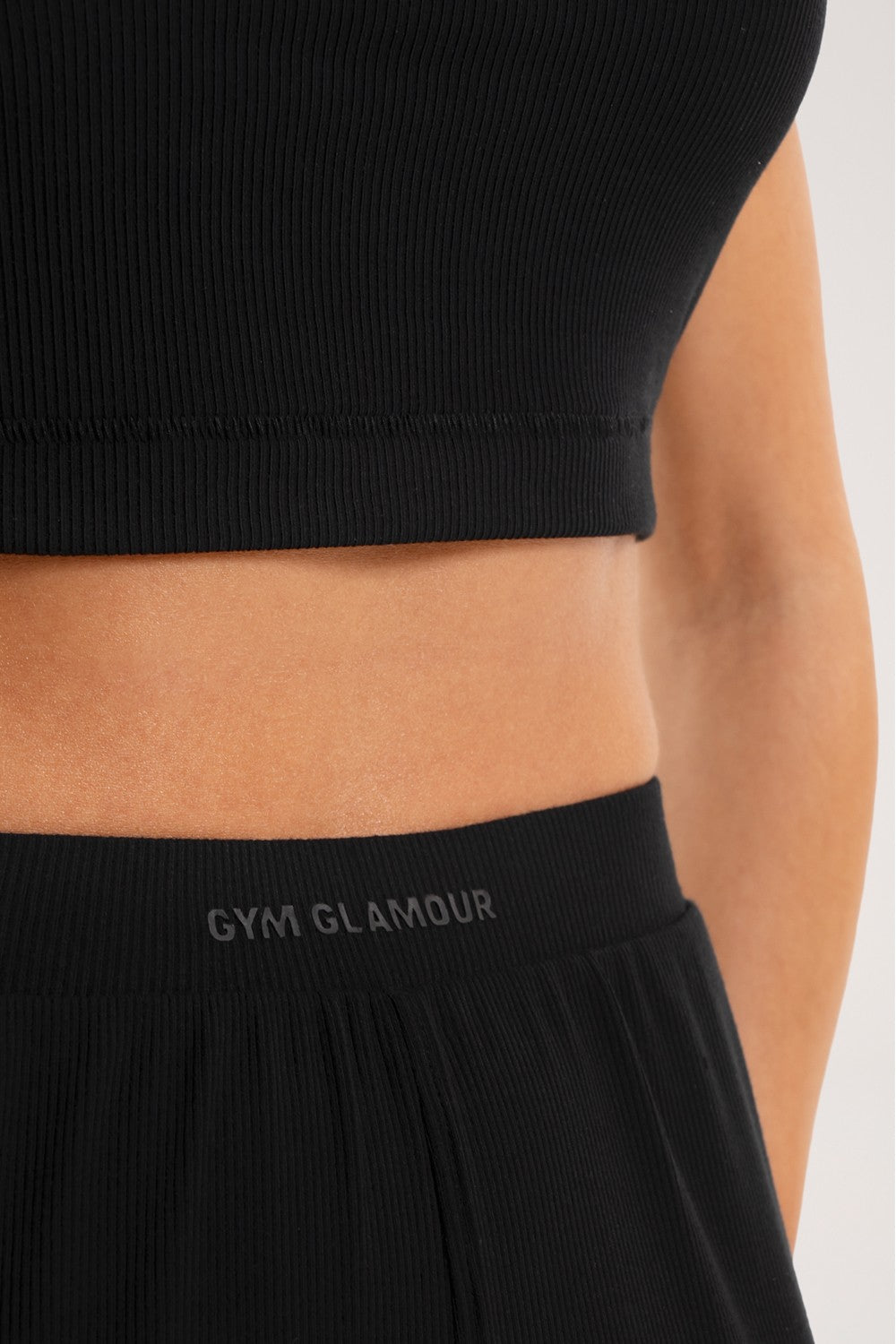 Szerokie spodnie casual black