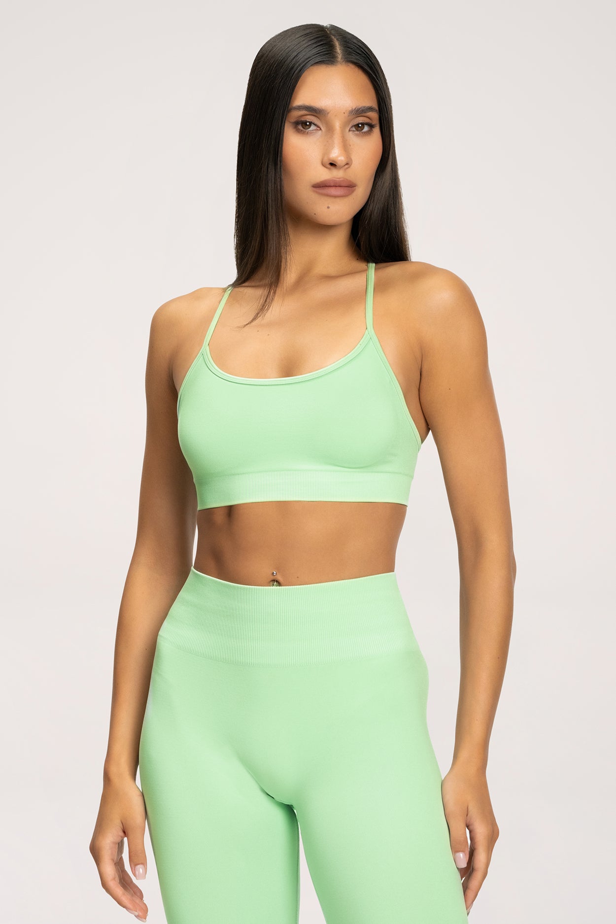 Podprsenka second skin long mint