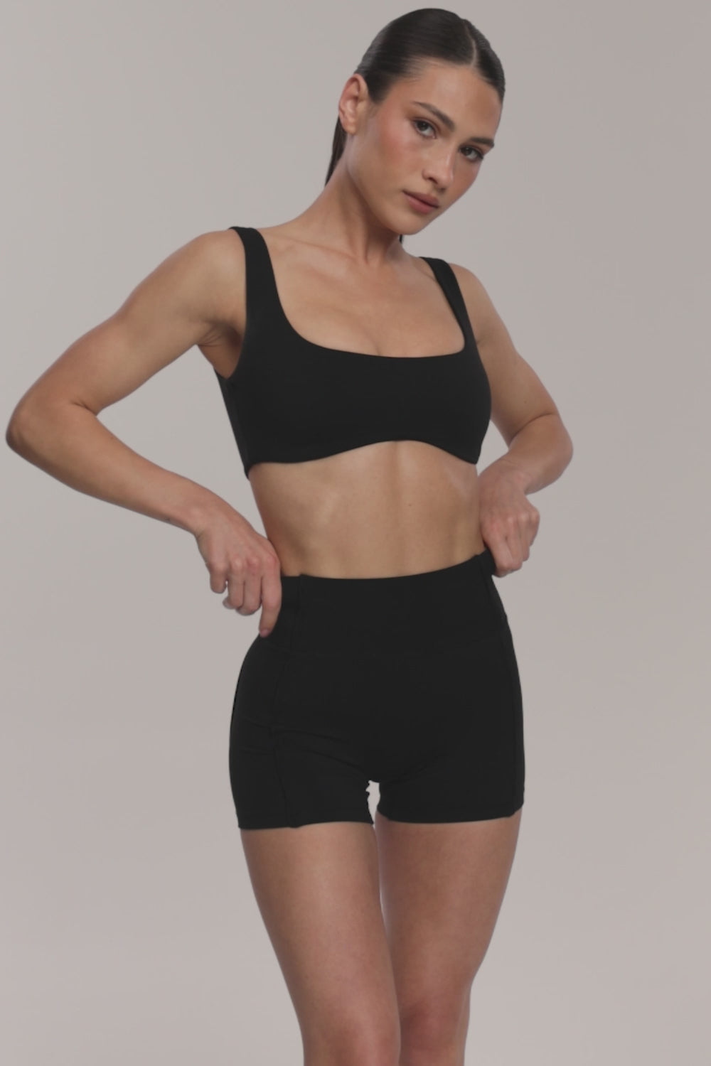 Spodenki pilates era black