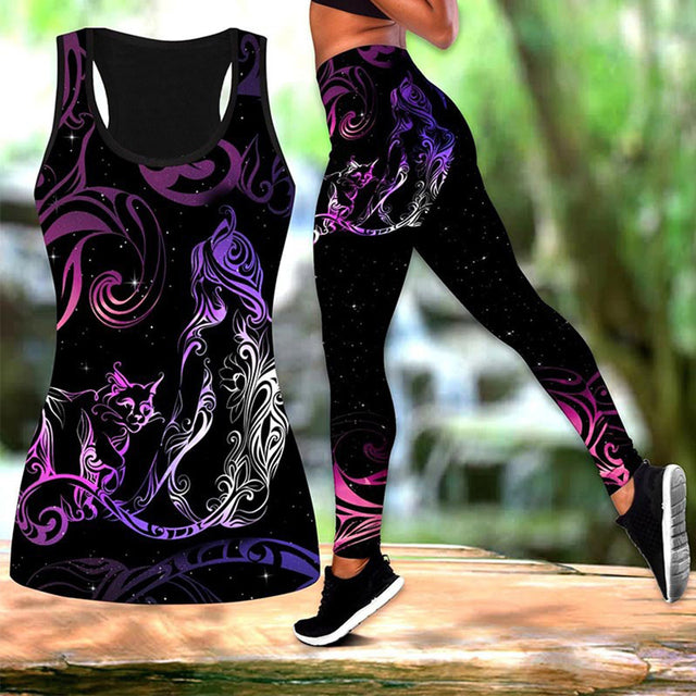 GymGlamour™ Wolf Yoga Set