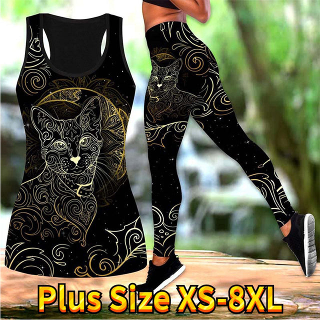 GymGlamour™ Wolf Yoga Set