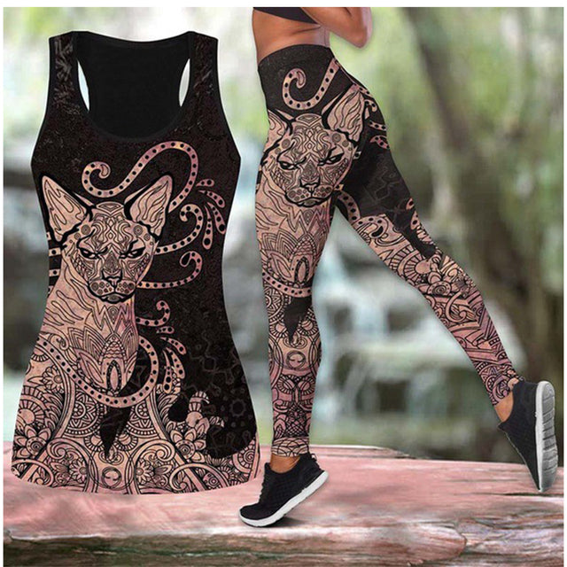 GymGlamour™ Wolf Yoga Set